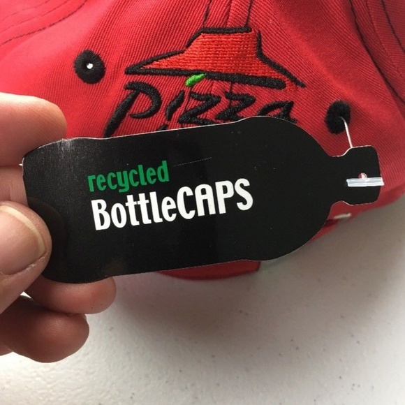NEW PIZZA HUT uniform Black Red Baseball Cap - Picture 6 of 6